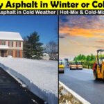 Can You Lay Asphalt In Winter or Cold Weather, frozen ground, local paving contractor, asphalt driveway, asphalt mixture